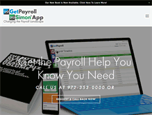 Tablet Screenshot of getpayroll.com